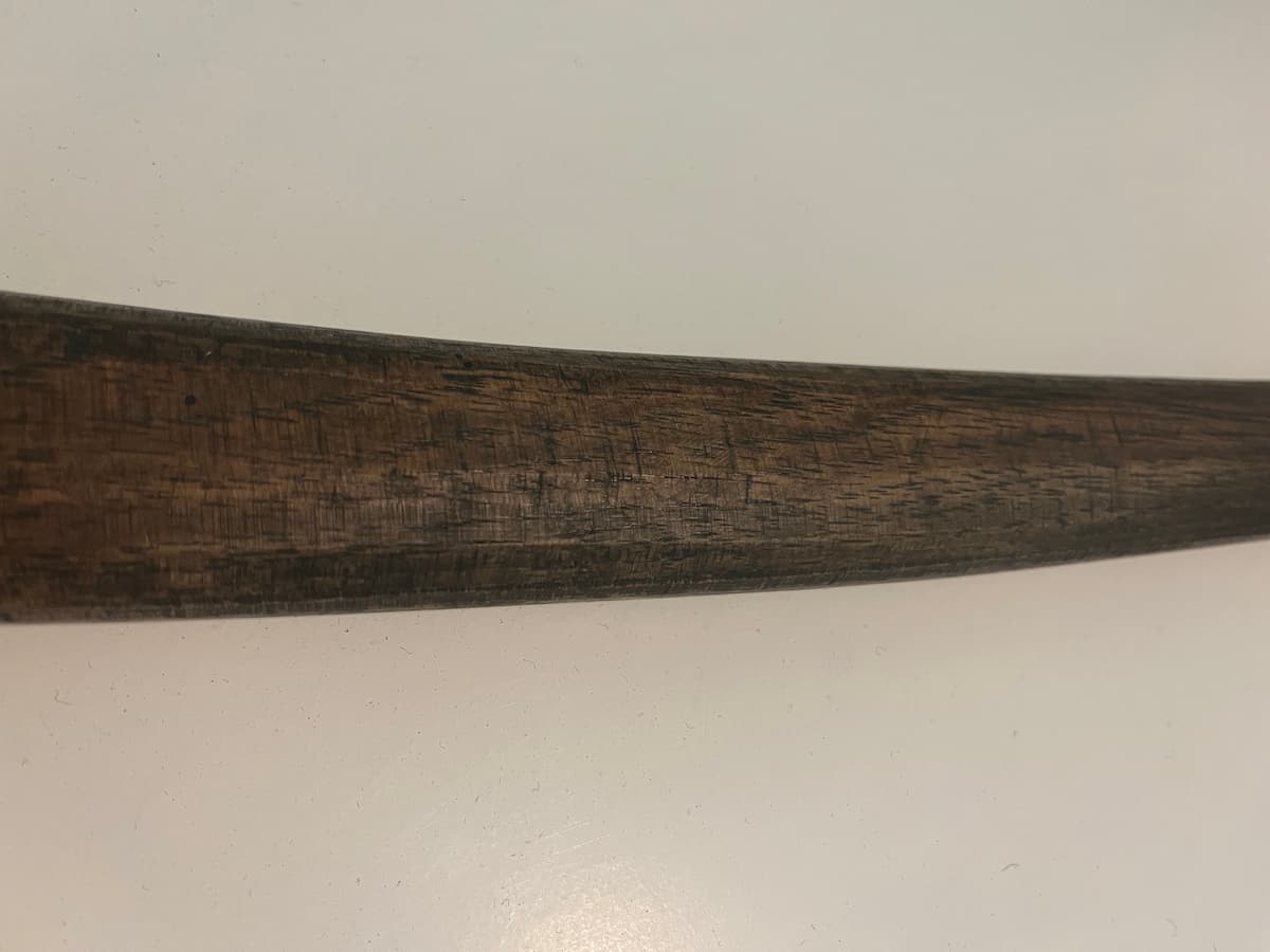 Mahogany stained hickory handle 