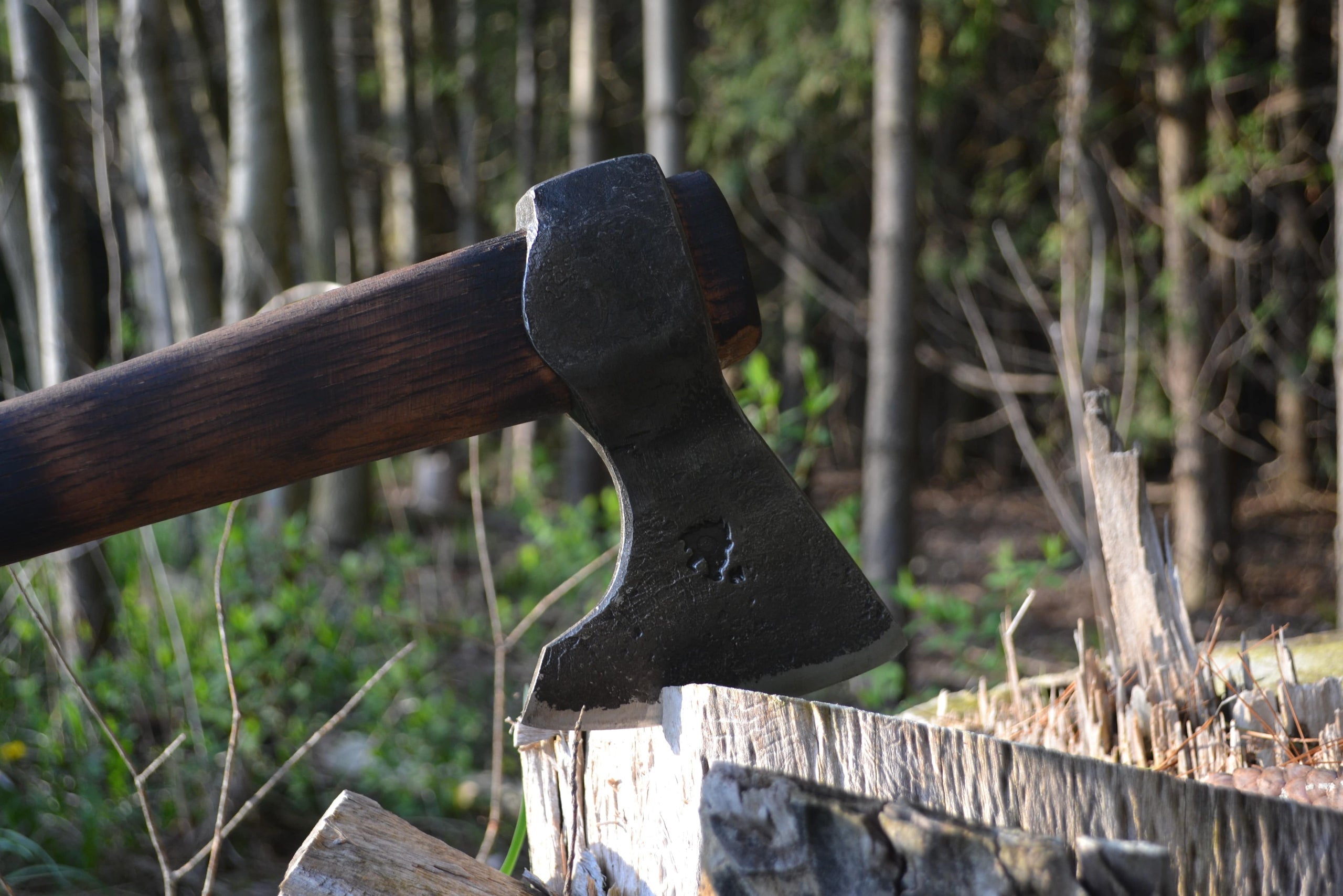 Hand Forged Wolverine Axe - 100% Hand Made in Ontario Canada
